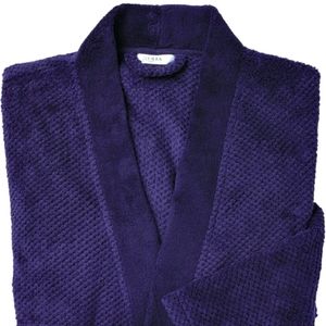 Navy Mens Navy Luxury Robe - Ulta